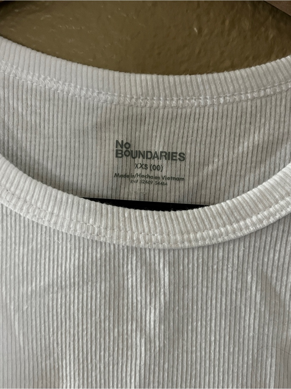 High Neck Ribbed Tank - Picture 2 of 3